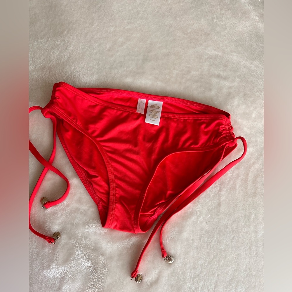 NWOT Anne Cole coral red swimsuit bikini bottom